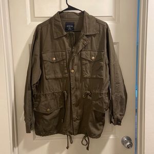 Brand new green utility jacket